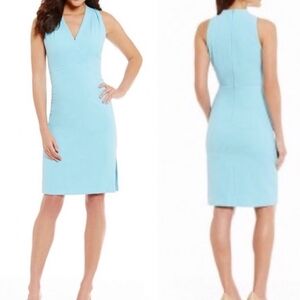 Antonio Melani Ziva Stretch Crepe Light Blue Dress 2
